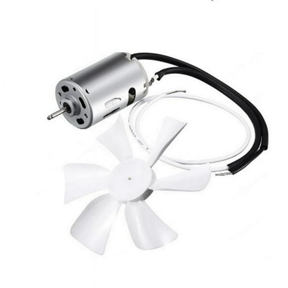HAOAN RV Vent Fan Replacement 6 Inches Exhaust Bathroom Ventilation Roof Ceiling 12V D-Shaft Motor White Blades