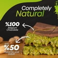 thumbnail image 4 of ZEGSY Exotic Belgian Chocolate Pistachio Kunafa Bar, 7.5 oz, Individually Wrapped Gourmet Treats, 4 of 12