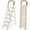6 Steps-White Thickened, variant on Heavy-Duty 6-Step Folding Step Ladder, 330 Lbs Capacity, Portable Lightweight Aluminum Step Stool, Anti-Slip Pedals, Sturdy Design with Robust Handrail, Ideal for Home, Garage, Workshop