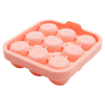 thumbnail image 1 of Moldes de hielo de rosas 3D para cocina, bandejas pequeñas para cubitos de hielo de 1,3 pulgadas, 9 rejillas, bonita forma de flor, goma de silicona para hielo, divertido fabricante de bolas de hielo, 1 of 5