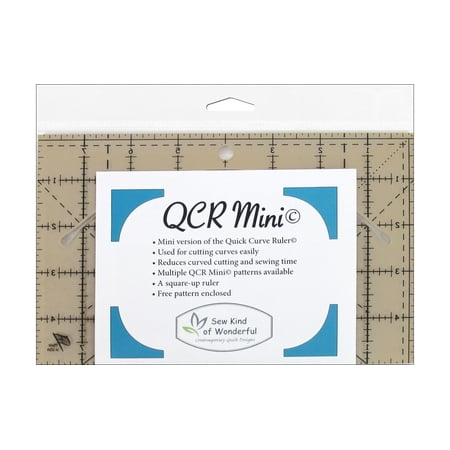 UPC: 0091037505828 | Sew Kind of Wonderful QCR Mini Ruler  Original Version