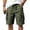 E7-Camouflage Green, variant on Men's Cargo Shorts Elastic Waist Drawstring Short with Multi Pockets Stretch Bermuda Short Pants Athletic Work Hiking Relaxed Fit Travel Clothes,Dark Gray L