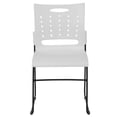thumbnail image 3 of HERCULES Series 881 lb. Capacity Black Sled Base Stack Chair with Air-Vent Back, 3 of 9