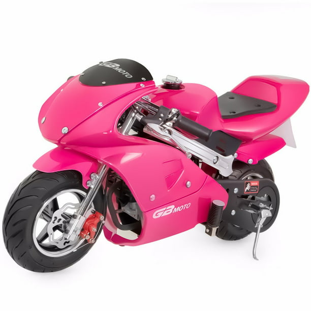 40CC 4-Stroke Kids Gas Pocket Bike Mini Motorcycle,Pink - Walmart.com