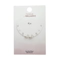 thumbnail image 4 of Believe by Brilliance Fine Silver Plated Four Pair Earring Set with Ear Cuff, 4 of 6