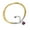Golden Shimmer, variant on Mini Hot Purple Ladybug Golden Shimmer Leather Aruba Bracelet