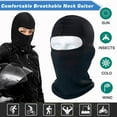 thumbnail image 2 of Balaclava Ski Mask for Men Women, Summer Cooling UV Protection Neck Hood Scarf for Cycling Motorcycle Skiing, 2 of 7