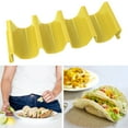 thumbnail image 4 of Advancent Soporte de exhibición para Taco de Pizza, soporte para Taco, bolsos ondulados duraderos, estante de comida mexicana, utensilios de cocina para Cocina y Comedor Amarillo Advancent HA001920-05, 4 of 8