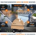 thumbnail image 4 of GenTent Open Frame Universal Steel Clamp Kit – Universal Kit for Portable Generators - Flame Retardant, Waterproof Vinyl (Standard - Tan) Generator Tent, 4 of 6