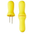 thumbnail image 3 of Mainstays Yellow 8-Piece Stainless Steel Corn Skewer Set, 3 of 6
