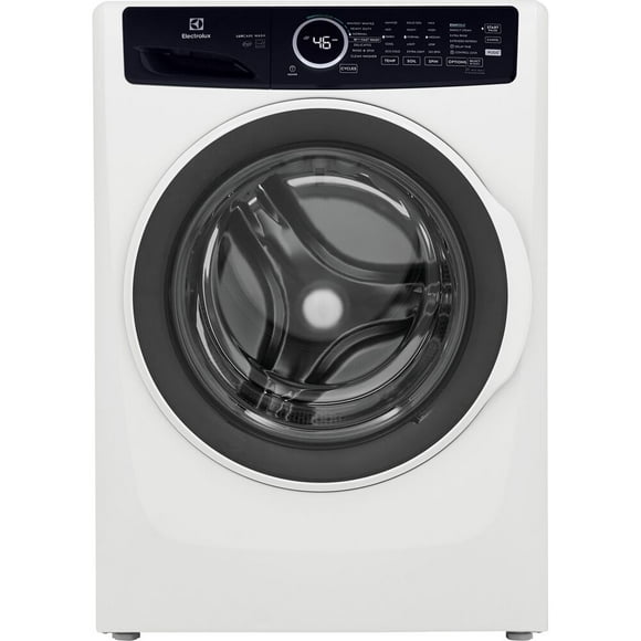 Electrolux ELFW7437AW 27 Front Load Washer with 4.5 Cu. Ft. Capacity 7 Cycles Stainless Steel Drum Water Heater 1300 RPM Delay Start Steam in White