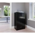 thumbnail image 2 of Scranton & Co 30" 4-Drawer Modern Metal Lateral Filing Cabinet in Black, 2 of 5