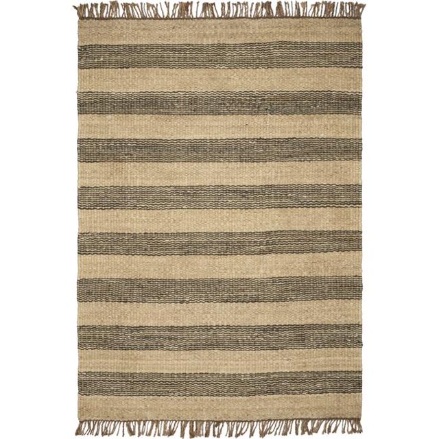 HomeRoots 352344 3 ft. 3 in. x 5 ft. 3 in. Jute Natural Area Rug