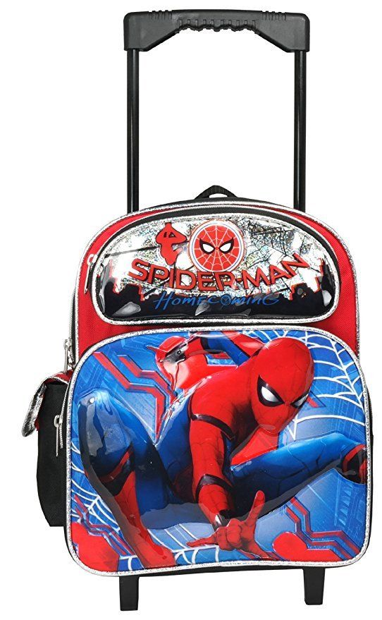 2018 Marvel Spiderman " 12" Small Toddler " Rolling/Roller