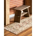 thumbnail image 3 of Rugs.com Pioneer Collection Rug – 10 Ft Runner Green Medium-Pile Rug Perfect For Hallways, Entryways, 3 of 9
