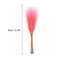 thumbnail image 2 of Uxcell 20Pcs Faux Pampas Grass 21.65" Fake Pampas Grass Decor Gradual Red, 2 of 7