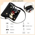 thumbnail image 5 of Sunyuer Women Shoulder Bag, Shiny PU Leather Baguette Handbag, Trendy Y2K Underarm Purse, Fashion Flap Small Evening Bag for Party Club Daily, 5 of 5