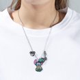thumbnail image 4 of Collar de puntada Ohana media, colgante familiar, cadenas de cuello, dibujos animados de Disney, collares de puntada lindos para hombres y mujeres, joyería de moda, 4 of 5