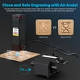 thumbnail image 3 of Mecpow X3 Pro 10W Laser Engraving Machine With Safety Lock, Emergency Stop, Flame Detection, Gyroscope Sensor, 3 of 17
