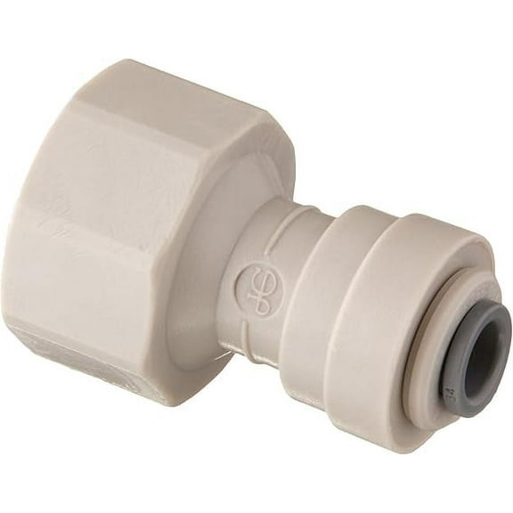 IPW Industries Inc-John Guest - Acetal Female Faucet Connector Quick Connect Fitting 1/4" OD / 1/2" BSPT/British Standard Pipe Thread (BSPT) CI320814S