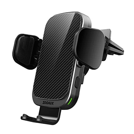 Fast Wireless Car Charger Vent Mount, Automatic Clamping 10W/7.5W Fast Charging Air Vent for iPhone 12/12 Pro/SE/11 Pro/11 Pro Max/Xs MAX/XS/XR/X/8/8+,Samsung S20/S10/S10+/S9/S9+/S8/LG V30/etc