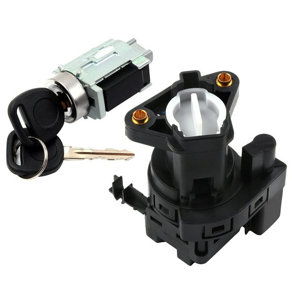 cciyu Ignition Lock Cylinder and Starter Switch Replacement Fits For 1997-2005 For Chevrolet For Oldsmobile For Pontiac