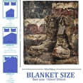thumbnail image 2 of Worn Combat Boots Veterans Throw Blanket 50"x60", War Memories Theme Blankets for Living Room Couch, Home Decor, Soft Flannel Veteran Gifts for Adults and Men, 2 of 5