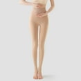 thumbnail image 2 of qelini Womens Sheer Tights Elastic Waist Fake Translucent Warm Pantyhose Stretch Winter Thermal Leggings, 2 of 6