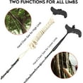 thumbnail image 2 of High Tree Limb Hand Chain Saw, Survival Camping Emergency Yard Work Flexible Chain Quick Cutting Tool for High Reach Limb 48 Inch, Avoid Tree Jams, 2 of 5