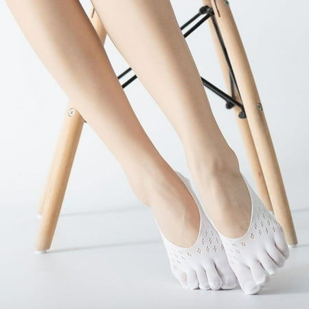 

Zoomarlous Orthopedic Compression Socks Womens Toe Socks Ultra Low Cut Liner with Gel Tab Breathable