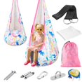 thumbnail image 1 of Columpio Tipo Cuna Safotad para Niños con Almohada Inflable y Correas Rosado, 1 of 7