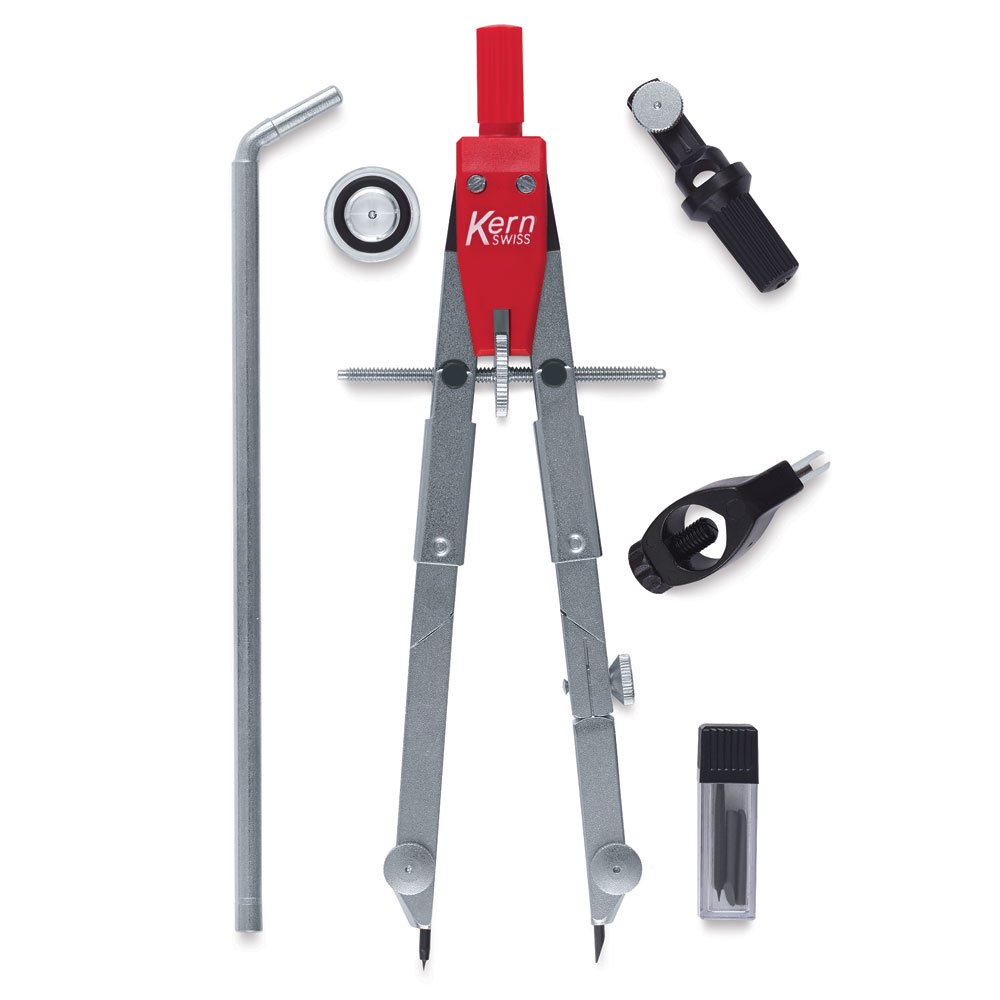 Kern Jointed Bow Compass With Extension Bar