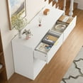 thumbnail image 4 of S-HOME 6-Drawer Dresser in White Finish, Large Storage Cabinet for Bedroom, Living Room, Hallway and Entryway, 4 of 13