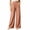 Orange, variant on Guluxicc Women's Cotton Pants with Pockets Elastic Waist Wide Leg Long Trousers Everyday Wear for Summer Casual Outfits