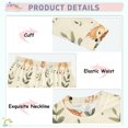 thumbnail image 4 of Dailycode Cotton Pajama Set Snug Fit Long Sleeve Top and Pants for 18M-8Y Baby Deer and Leaves, 4 of 7