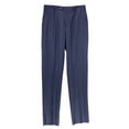 thumbnail image 1 of Vigano Men's 869 Navy Check 1959 Collection Wool Pants Dress - 40, 1 of 2