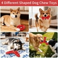 thumbnail image 2 of Juguetes para Morder de Perro ClawClawHome Paquete de 4 para Mordedores Aggresivos, 2 of 7