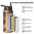 thumbnail image 2 of Camouflage Insulated Stainless Steel Water Bottle with Straw & Cleaning Brush – 18 Oz | Leakproof, BPA-Free, 304 Stainless Steel, Wide Mouth, Travel Mug for Car, Gym, Office, 2 of 5