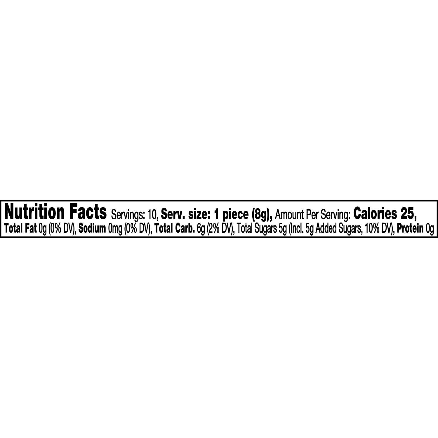Bubble Yum Wild Strawberry Flavored Chewy Bubble Gum, Pack 2.82 Oz