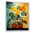 thumbnail image 2 of Designart "Beauty Of Tropical Jungle Plants" Plants Floater Framed Wall Art Living Room, 2 of 5