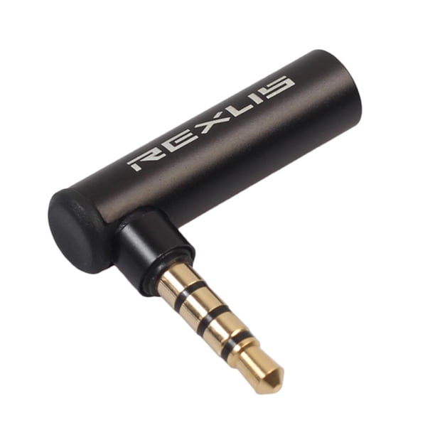 Conector adaptador macho a hembra de 35 mm en ángulo recto de 90 grados (1 pieza)