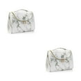 thumbnail image 3 of fastboy Large Capacity Cosmetic Storage Bag - Store All Makeup In One Place Choose Multiple Colors Marblingwhite silver 2Set, 3 of 6