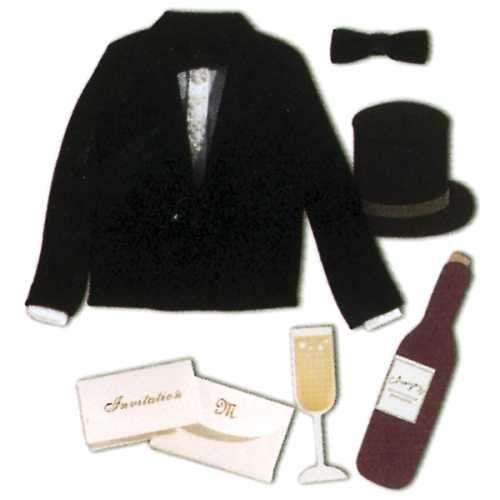 Jolee's Boutique Dimensional Stickers, Groom