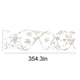 thumbnail image 3 of Cinta dorada con alambre de copo de nieve - Cinta navideña de poliéster de 10 yardas para decoración del árbol, envoltura de regalos y manualidades DIY, 3 of 6