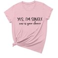 thumbnail image 4 of Kayannuo Valentine's Day Womens Graphic Tees Love Heart Printed Womens T Shirts Womens Work Tops Girls Short Sleeve Out Blouse Letter Print Gift Shirt T-Shirt Tops, 4 of 6