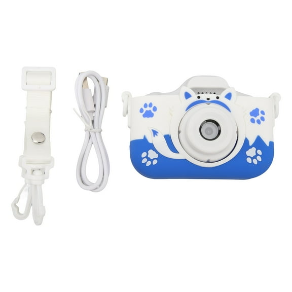 Children Camera HD 40MP Photo 1080P Video 2in IPS Screen Eye Protection Kids Digital Camera Birthday Gift USB Charging Blue