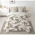 thumbnail image 2 of Manfei Wildlife Duck Camo 7pcs Full Bedding Set - Watercolor Animal Hunting Style, 2 of 8