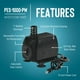 thumbnail image 4 of Bomba para fuente o estanque Little Giant PES-1000-PW 115V 1150GPH, 4 of 8