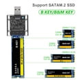 thumbnail image 4 of Sidaley Ordenador portátil de velocidad rápida USB 3,0 SSD carcasa M.2 NGFF caja de unidad de estado sólido disco duro modificación de PC Type3 NO3, 4 of 6