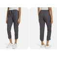 thumbnail image 1 of Caslon Track Style Linen Pants Grey Size Small, 1 of 1